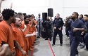 Kanye West sings to Jesus with inmates