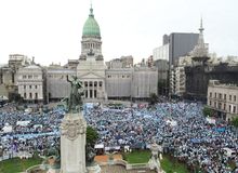 Thousands of Argentinians march against abortion law