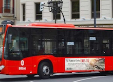 Public buses in Bilbao carry evangelistic messages this Easter