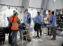 Field hospital brings hope to Turkish earthquake victims