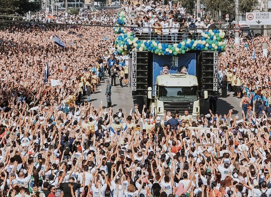 Two million in Brazil’s March For Jesus