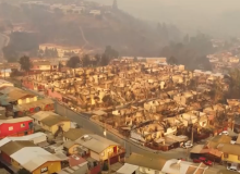 Massive fires in Chile kill at least 112 people and displace thousands, affecting churches