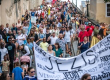 Hundreds of Christians marched through Prague