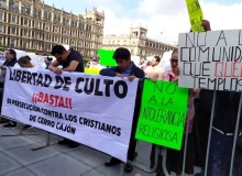 Evangelicals in Oaxaca protest against religious violence and forced displacement