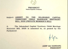 Bill to curb child marriages signed into law in Pakistan