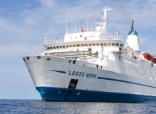 The floating Christian bookshop Logos Hope begins European tour in Malaga