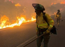 Almeria wildfires: “Pray for the injured and for everyone in the mountains trying to extinguish the flames”