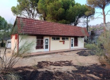 A Christian camp centre survives the great fire in Madrid