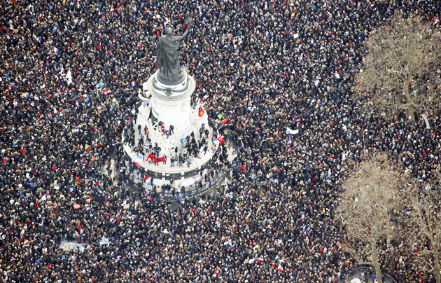 More than 1,5 million people across Paris marched for unity / Huffington Post,Paris, terrorism