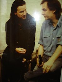 Bono and Steve Turner in 1988.
