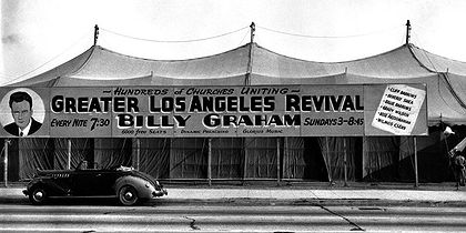 Zamperini became a Christian through a Billy Graham campaign in Los Angeles, 1949.