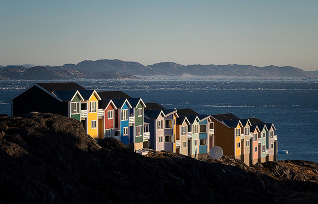 Buildings in Nuuk, Greenland. Photo: Thomas Leth-Olson (Flickr, CC),Nuuk greenland