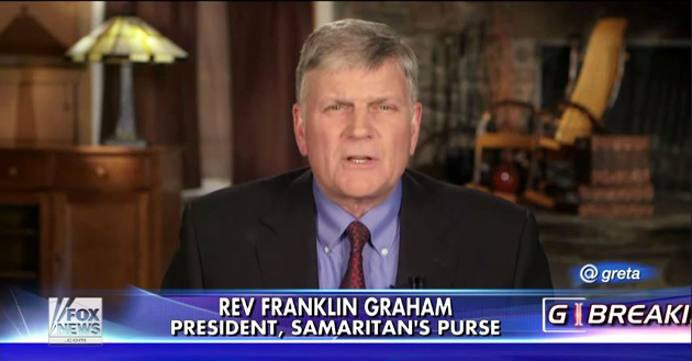 Franklin Graham during the interview. / Youtube,Franklin Grhaam Islam