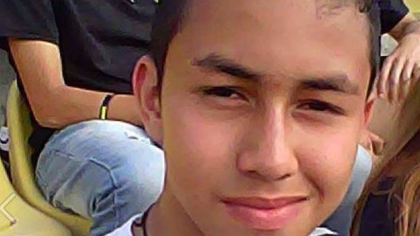 Kluiberth Roa, the teenager shot by the police.