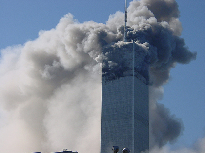 “Running from the Collapsed Tower -9/11” (Sept. 11, 2001). / Brian Boyd (Flickr)
