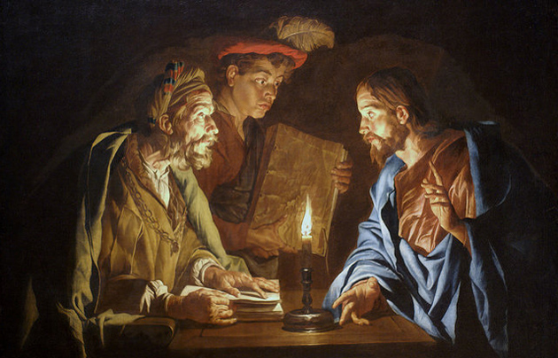 Mathias Stomer: Christus und Nikodemus (HEN-Magonza, Flickr),stomer