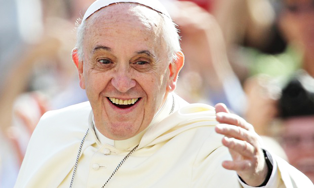 Pope Francis waving at followers. / Zuma,Francis, Vatican