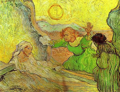 Van Gogh substituted Christ for the sun.