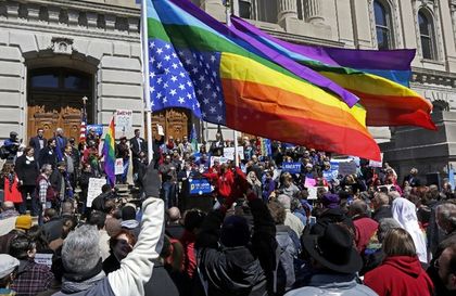 Pro- gay demostration