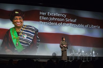 Liberia's president, Ellen Johnson Sirleaf / Reuters