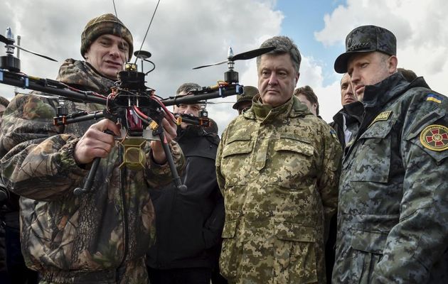 Ukraine's President Petro Poroshenko and Ukrainian secretary to the National Security and Defence Council Oleksandr Turchynov / Reuters,