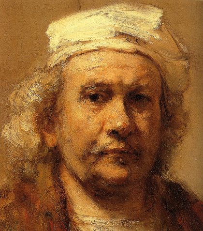 Rembrandt self-portrait. Photo: David Adams (Flickr)