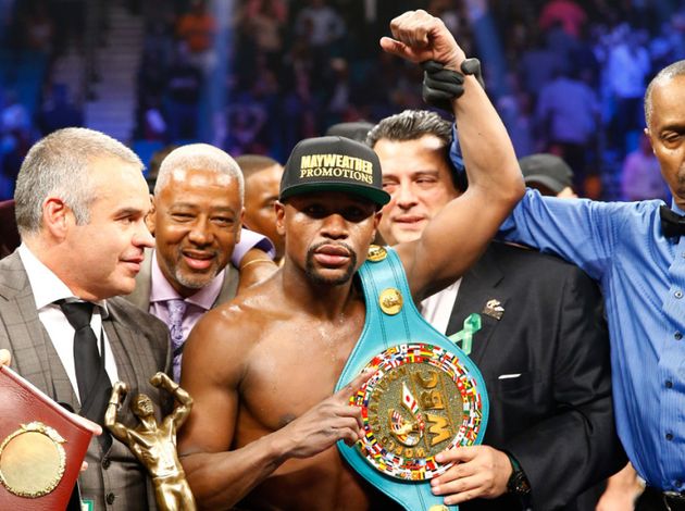 Mayweather won the fight / Getty images,