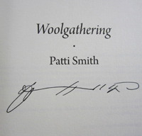 In Woolgathering, Patti remembers her childhood.