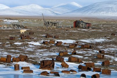 Pollution in the Arctic.