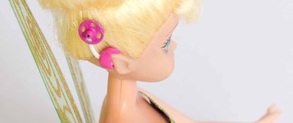 Disney’s Tinker Bell with a cochlear implant