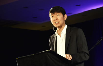 Michael Oh, speaking at ELF 2015. / Vladimir Raichinov