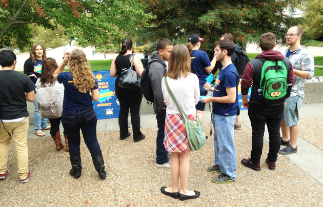 InterVarsity Christian students on Campus. / Usa Today,Intervarsity, students, IVCSU, CSU