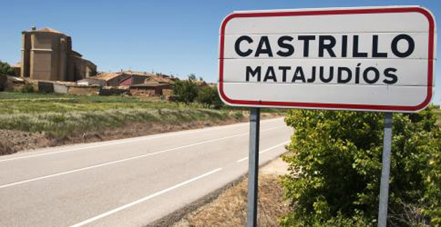 The village's old sign. / La Razón,Castrillo matajudíos