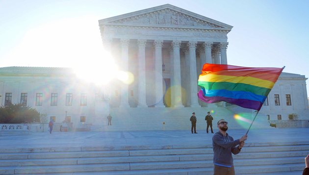 supreme court, flag, lgbt