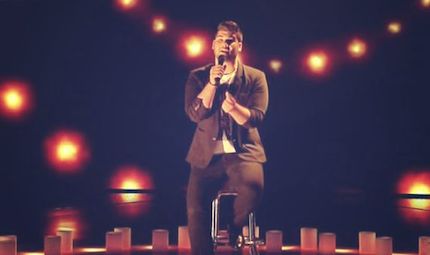 One of his last performances in The Voice.