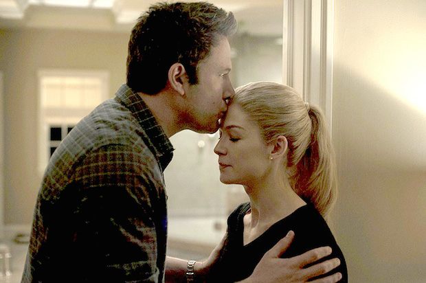 We look for intimacy in others. An image of Gone girl, by David Fincher,perdida