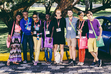 Some of the student representatives arriving to the IFES World Assembly. / IFES