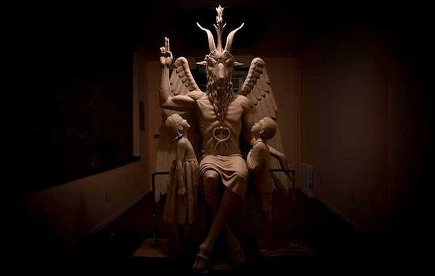 statue of Baphomet,Satan statue, Baphomet