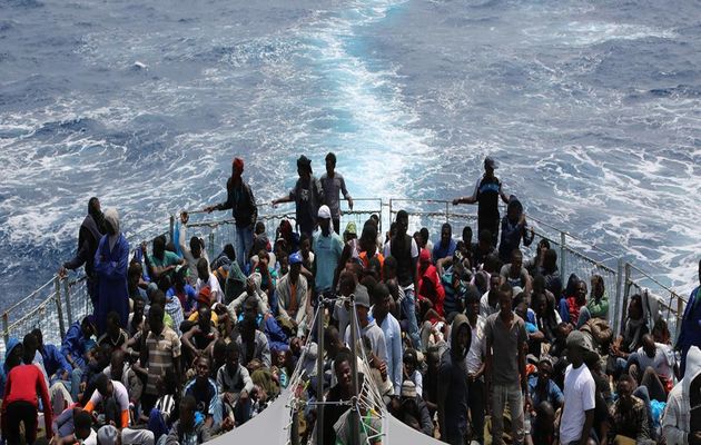 Migrants arriving in Sicily / IOM,