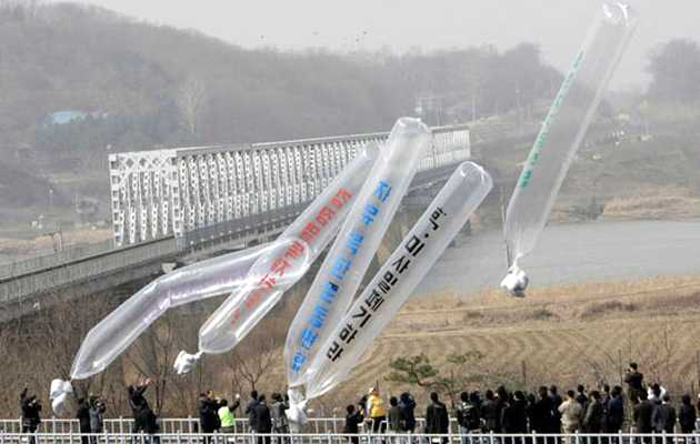 VOM launches large hydrogen balloons into North Korea carrying the Christian message,