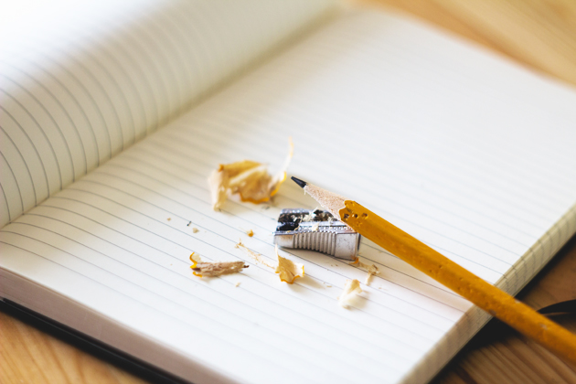 Photo: Angelina Litvin (Unsplash, CC),pencil, notebook, writing, 