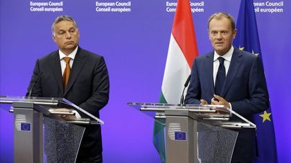 Donald Tusk and Viktor Orban.