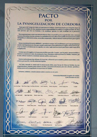The covenenat for the evangelization of Córdoba.