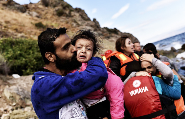 refugees, Syria, Lesbos, 2015