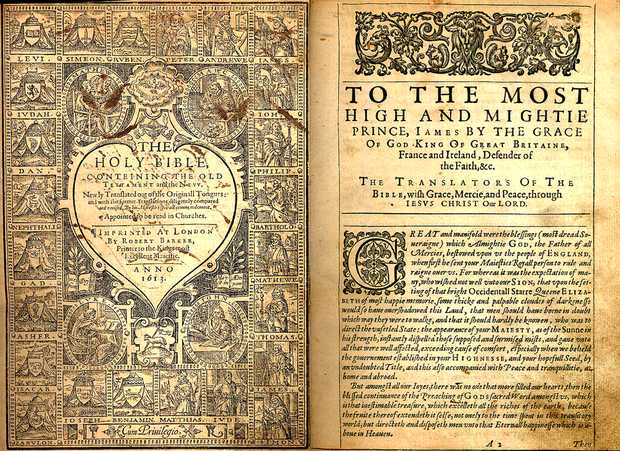 King james bible 1611 - Early modern english