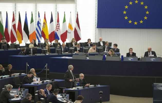 Jean-Claude Juncker talked in the European Parliament,