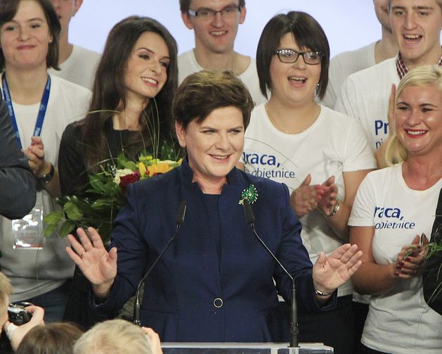 Future prime-minister Beata Szydlo,