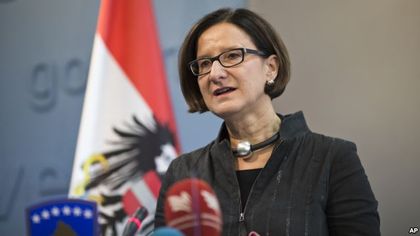Austrian Interior Minister Johanna Mikl-Leitner / AP
