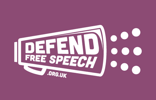 The campaign aims to stop government plans to restrict freedom of speech. ,Defend free speech, org, 