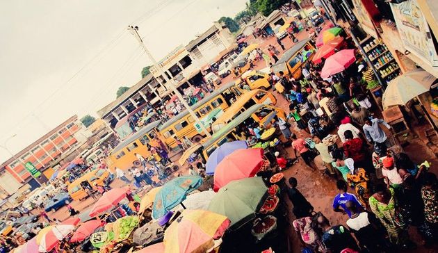 A market in Nigerian. / Reuters,market, nigerai, blast, boko haram